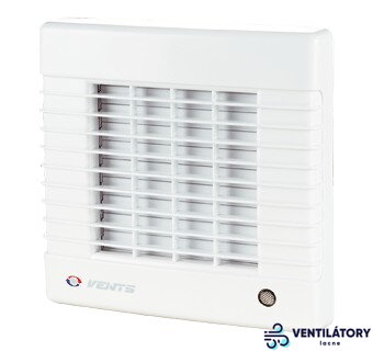 Ventilátor do kúpeľne VENTS 100MA s automatickou žaluziou, Ø 100mm, výkon 98m³/h