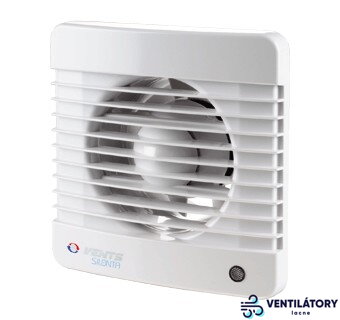 Ventilátor do kúpeľne VENTS Silenta-MT 100mm s Časovým Dobehom, Tichý Chod, 78m³/h Výkon, UV Odolný ABS Plast, IP34 Krytie