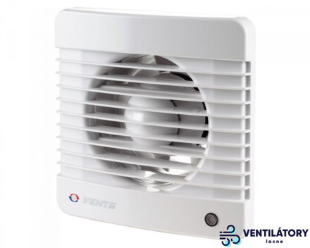 Ventilátor do kúpeľne VENTS 125 MTH s časovým dobehom a parovým senzorom, výkon 185 m³/h