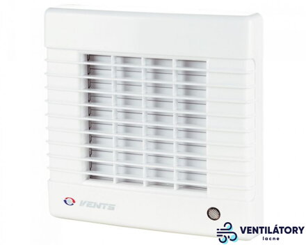 Ventilátor do kúpeľne VENTS 125MA s automatickou žalúziou, 185 m³/h, Ø 125 mm