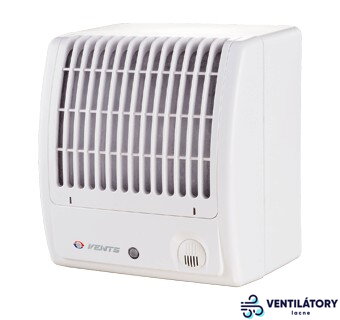 Radiálny Ventilátor Vents 100CFT s Turbo Výkonom a Časovým Dobehom, Priemer 100mm, 122m3/h