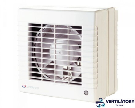 VENTS MAO1 125 Okenný Ventilátor s Automatickou Žaluziou, Výkon 185 m³/h, 230V, IP24