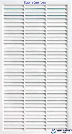 Vetracia mriežka 300x1100mm s integrovanou sieťkou proti hmyzu z ABS plastu