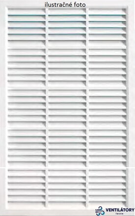 Vetracia mriežka 300x800mm ABS plast bez sieťky pre otvory 308x808mm