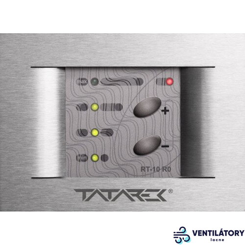 Titanum RT10 Mikroprocesorový Regulátor Otáčok Ventilátora 230V 1,5A (Podomietkový, Brúsený Nerez, Max. Príkon 400W)