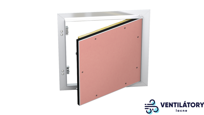 Protipožiarne Revízne Dvierka ARFS 300x300x12.5 mm GKF US EI30 pre SDK Steny - Zvárané Hliníkové Profily