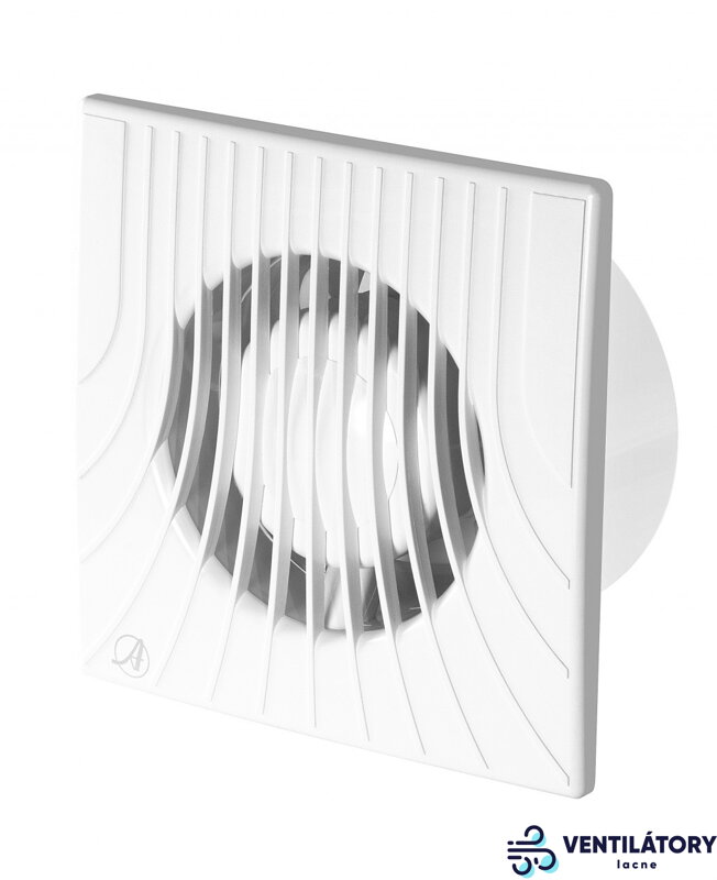 Kúpeľňový ventilátor AWENTA WA100 T s priemerom 100mm a výkonom 90m3/h - Časový dobeh