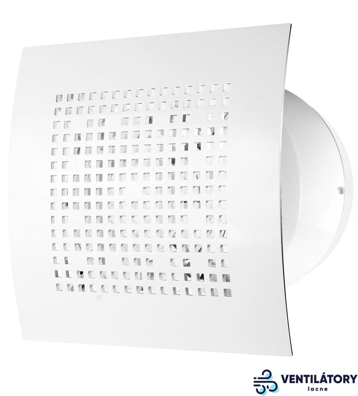 Ventilátor AWENTA Pulsar WPAB110ZT s Časovým Dozvukom, Oneskorením Zapnutia, Spätnou Klapkou a Guľôčkovými Ložiskami pre Potrubie 110mm, Výkon 110m3/h