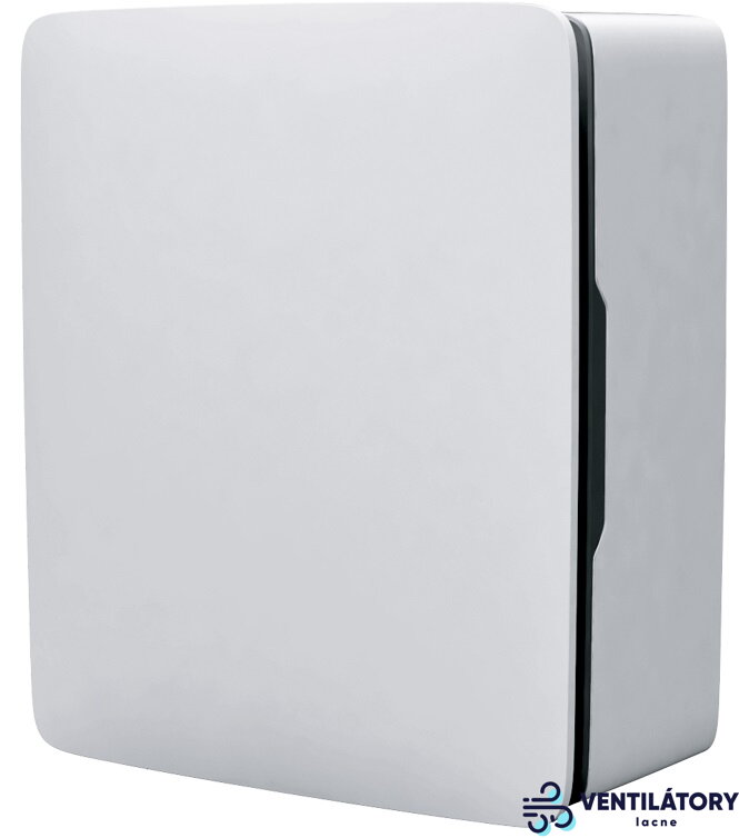 Radiálny ventilátor Blauberg Qubit-E 55/110H, 100mm, nástenný, časový dobeh, parový senzor, 2-rýchlostný