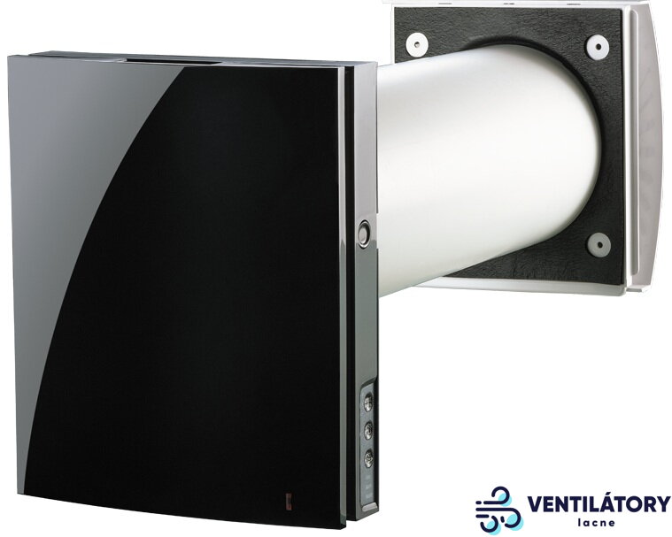 Rekuperátor vzduchu Blauberg Vento Expert A100-1 S10 W V.2 s Wi-Fi, čierna, kapacita 108 m³/h