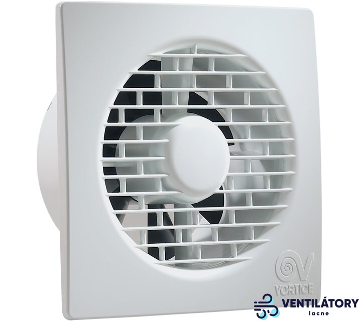 Ventilátor do kúpeľne VORTICE PUNTO FILO 100MF s časovým dobehom, 100mm potrubie, 85 m3/h výkon