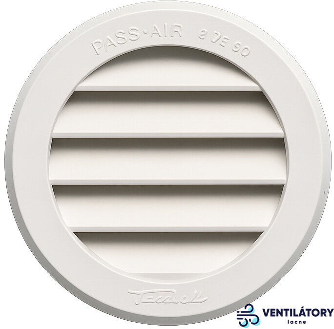 Plastová vetracia mriežka T 11B pre potrubie 110mm bez sieťky - talianska výroba, ABS plast, biela Plastová vetracia mriežka T 11B pre potrubie 110mm bez sieťky - talianska výroba, ABS plast, biela