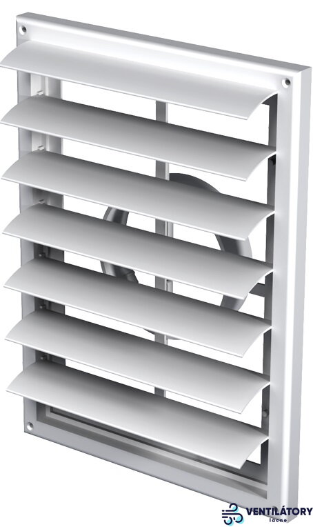 MV160VJD Nastaviteľná Gravitačná Ventilačná Mriežka 100-150mm z Kvalitného Plastu MV160VJD Nastaviteľná Gravitačná Ventilačná Mriežka 100-150mm z Kvalitného Plastu