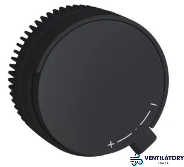 Regulátor otáčok ERO-32MN-2 Čierny s LED podsvietením pre krbové ventilátory AN-II a ANEco-II, 24 V