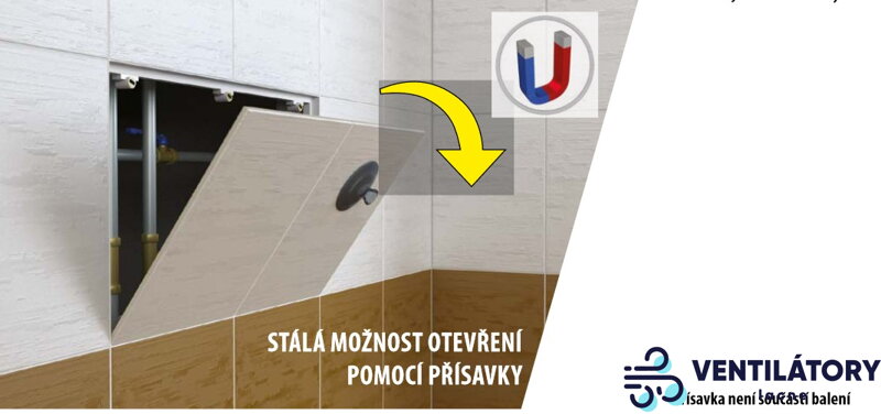 MD 200x400 Magnetické Revízne Dvierka pod Obklad z Pozinkovaného Oceľového Plechu MD 200x400 Magnetické Revízne Dvierka pod Obklad z Pozinkovaného Oceľového Plechu