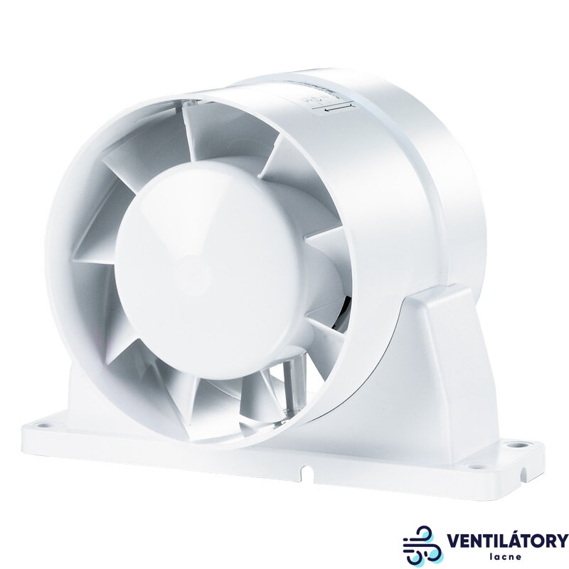 Potrubný Ventilátor VENTS 125VKOk - 185 m3/h, Ø 125 mm, ABS plast, IP X4