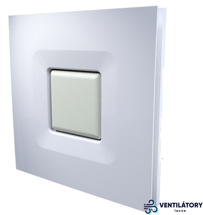 Predný náhradný panel pre radiálny ventilátor VENTS HBF SQUARE 250 s hranatým dizajnom a osvetlením TRI-COLOR 1200lm