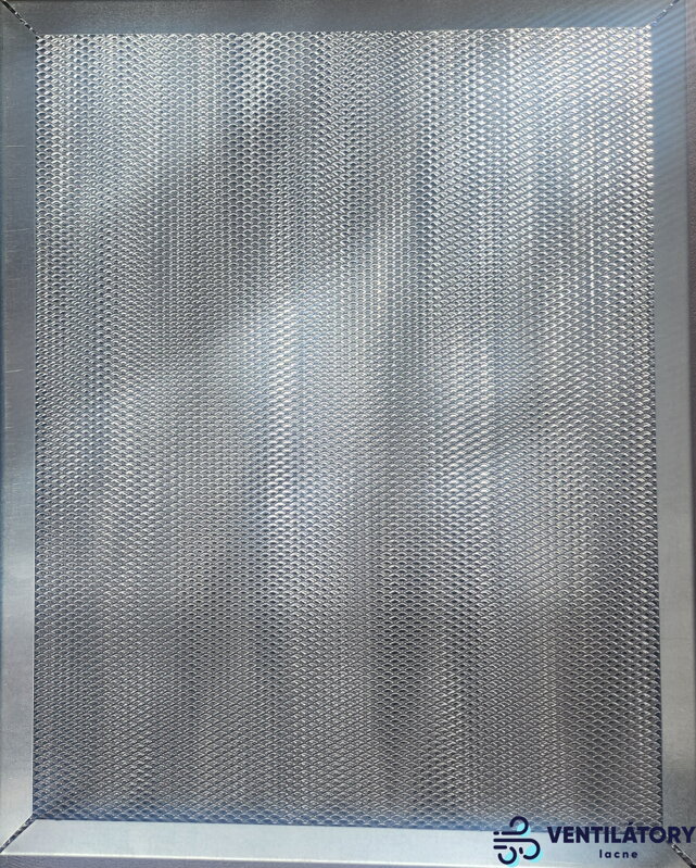 Hliníková filtračná vložka VENTS FB315 - 517x390x10mm, priemer 315mm