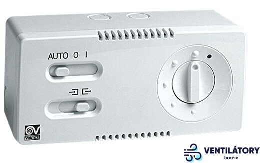 Vortice CR5N 5-Polohový Prepínač Rýchlosti pre Ventilátory, 220-240V, Max 100W, Biela