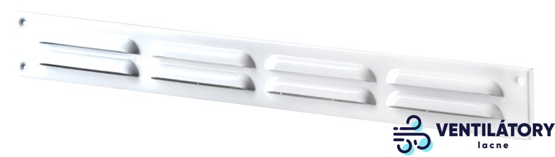 MVMPO 305x90 mm Biela Kovová Vetracia Mriežka s Práškovým Lakovaním Komaxit, Oceľová Konštrukcia MVMPO 305x90 mm Biela Kovová Vetracia Mriežka s Práškovým Lakovaním Komaxit, Oceľová Konštrukcia