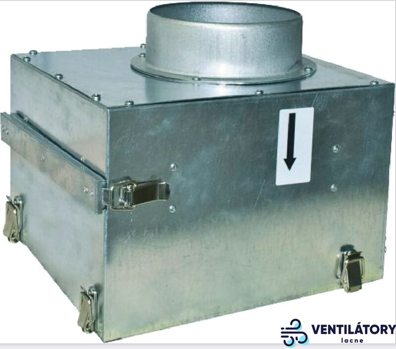 Filter krbového ventilátora VENTS KAM 150-CFV-FF150 s kovovým filtrom triedy G3, priemer 150mm