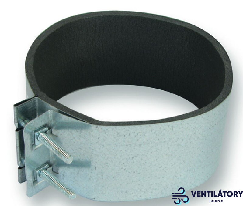 Univerzálna spona na tlmenie vibrácií BMK 100 - galvanizovaná oceľ, priemer 100mm