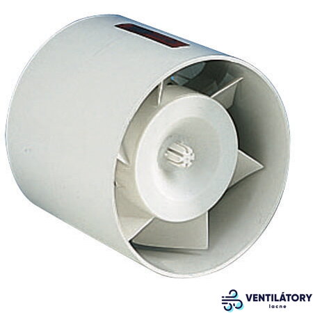 Axiálny Potrubný Ventilátor ELICENT 100TUBO s Kovovým Puzdrom, Priemer 100mm, Výkon 80m3/h