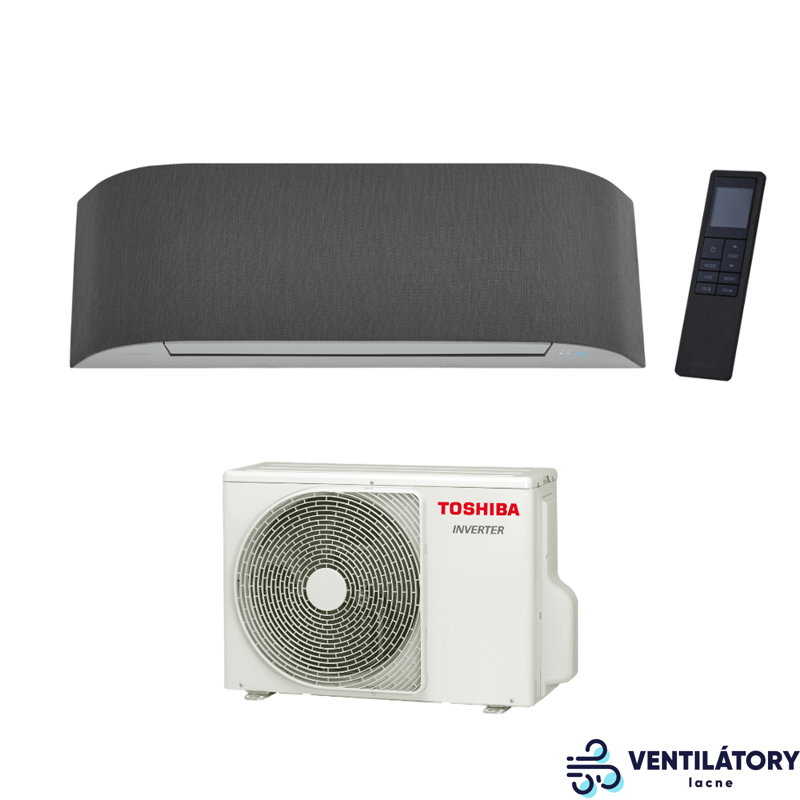 Nástenná klimatizácia TOSHIBA HAORI RAS-B10N4KVRG-E/RAS-10J2AVSG-E1 s WiFi, 2,5kW chladiaci výkon, 3,2kW vykurovací výkon, energetická trieda A+++