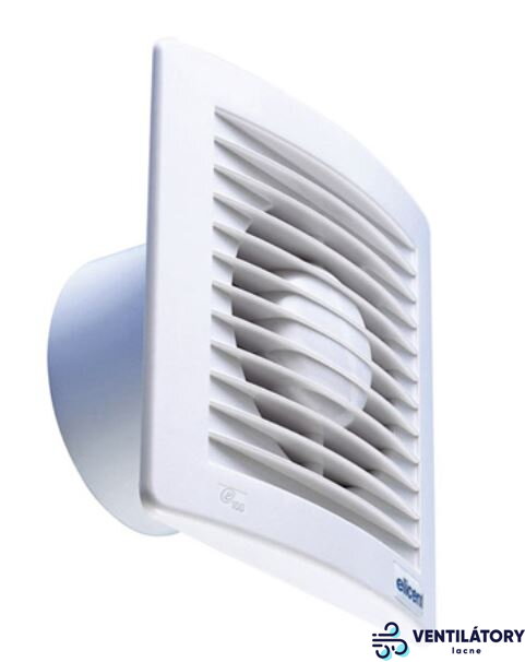 Axiálny Ventilátor ELICENT E-STYLE 150 pre Kúpeľne a WC - 290 m3/h, 67 Pa, Ovládanie Svetelným Vypínačom, Stropná Montáž