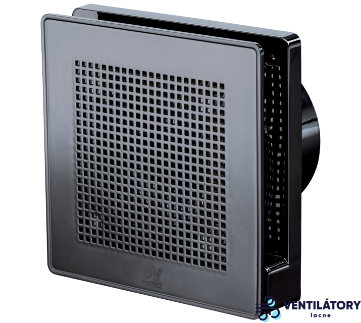 Vortice ME 100/4" LL T Punto Evo PREMIUM Axiálny Ventilátor s Časovým Dobehom, Oneskorovačom a Spätnou Klapkou, Čierna, IP45, 65-95 m3/h Prietok Vortice ME 100/4" LL T Punto Evo PREMIUM Axiálny Ventilátor s Časovým Dobehom, Oneskorovačom a Spätnou Klapkou, Čierna, IP45, 65-95 m3/h Prietok