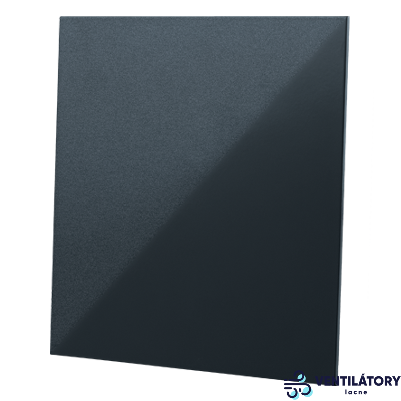 Blauberg 180 Plan Cosmos Black Predný Panel z Plastu - Kompatibilný s VENTS SOLID a VENTS BASE