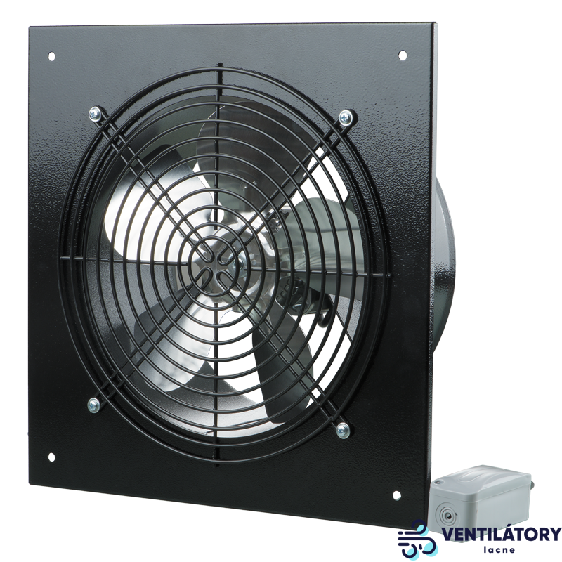 Nástenný Axiálny Ventilátor VENTS OV1 200 - Výkon 405 m3/h, Priemer Napojenia 216 mm, Napätie 230V