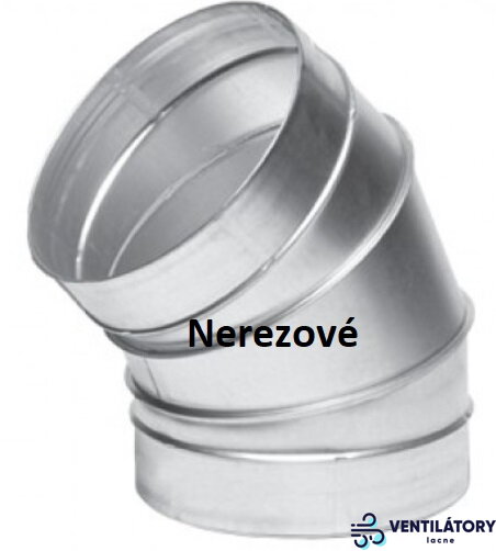 Nerezové koleno 45° pre potrubie s priemerom 500mm - Nerezový plech