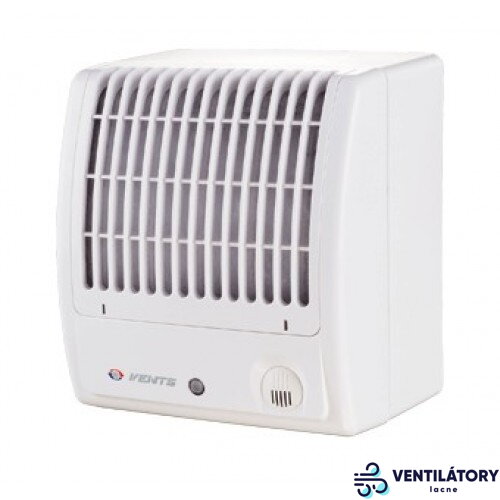 Radiálny Ventilátor Vents 100CFT - Priemer 100mm, Výkon 98m3/h, Spätná Klapka, Časový Dobeh
