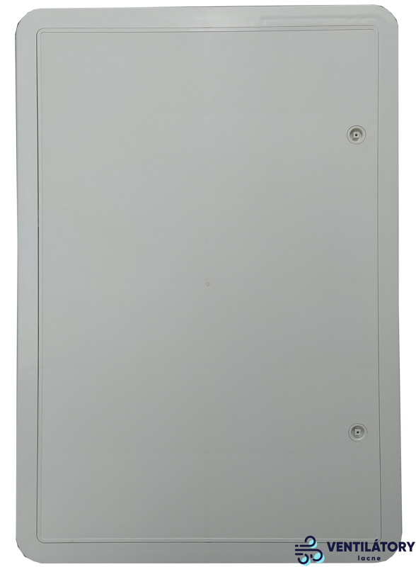 Biele Plastové Revízne Dvierka SI4060B - Pevné, Talianska Výroba, Rozmery 420x620mm