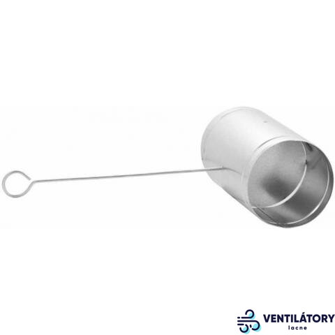 Pozinkovaná vzduchová klapka Ø150 mm s pevným tiahlom, bez tesnenia - regulácia prietoku vzduchu Pozinkovaná vzduchová klapka Ø150 mm s pevným tiahlom, bez tesnenia - regulácia prietoku vzduchu