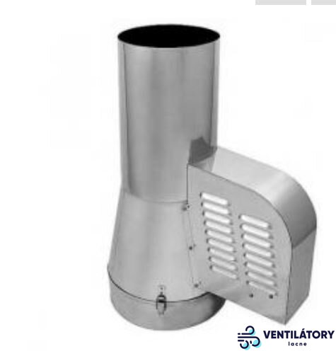 Generátor komínového ťahu Ø150 mm s kruhovou podstavou - Antikor, Max. teplota 400°C, Výkon 230 m3/h