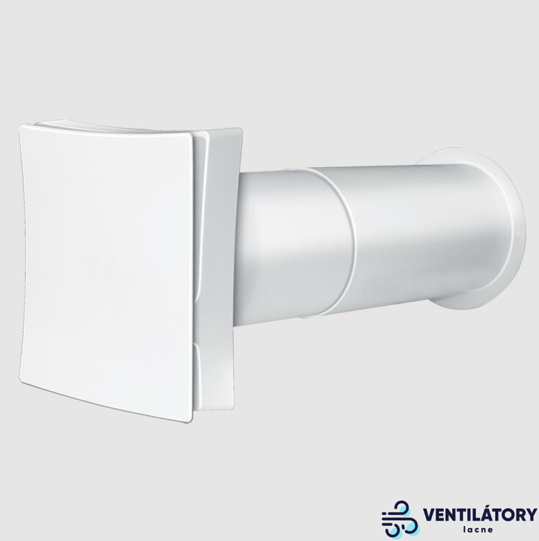 Vetracia jednotka PS 100 - Nástenná ventilácia s teleskopickým potrubím pre konštantné vetranie