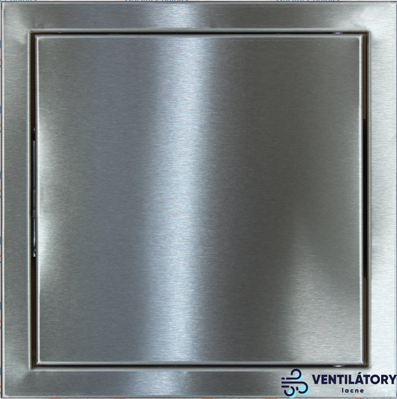 Nerezové Revízne Dvierka 250x300 mm s Brúseným Povrchom AISI 304, Tlačný Zámok