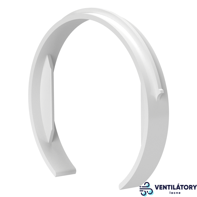 Blauberg RS 75mm DN75 Držiak Ventilačného Potrubia s Prírubou pre RKF 75mm, Polypropylén/SEBS, -20 až +60 °C