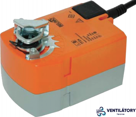 Belimo TF 24 - Klapkový pohon 2Nm, 24V AC/DC, spätné zatváranie s pružinou, pre klapky do 0.4 m²