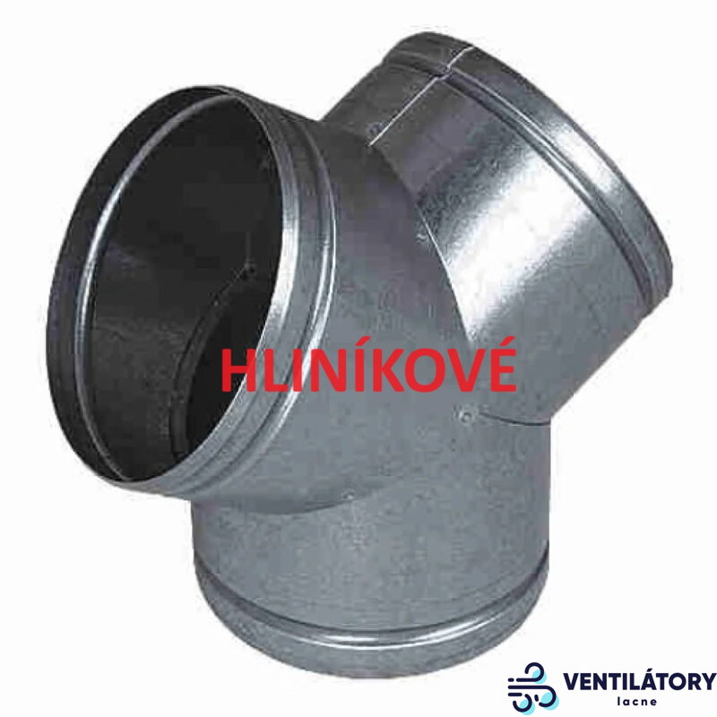 Hliníková Y-rozbočka Ø450 mm AL99,5% EN AW1050A - Vzduchotechnické Rozvody