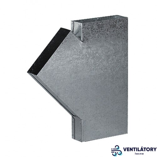 Kanálová Y-Rozdvojka 45° z Pozinkovaného Plechu pre Teplovzdušné Rozvody 200x90mm Kanálová Y-Rozdvojka 45° z Pozinkovaného Plechu pre Teplovzdušné Rozvody 200x90mm