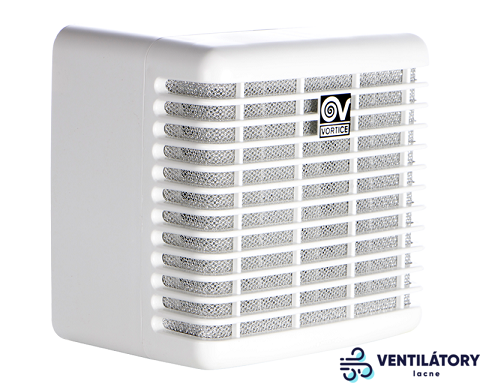 Radiálny ventilátor Vortice VORT PRESS 110LL Ø100mm s dvojrýchlostným motorom, časovým dobehom a kovovým filtrom