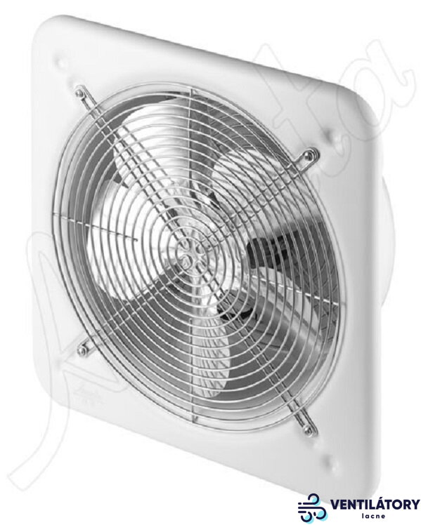 AWENTA WO 315 - Axiálny Ventilátor s 3 Rýchlosťami (650/825/1025 m3/h) Ø 315mm, 230V, Plastové Puzdro, Hliníková Lopatka