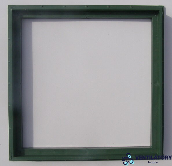 Zelený PVC Rám k Plastovému Poklopu a Roštu 300x300mm, Nosnosť 1,5 tony - First Plast Taliansko