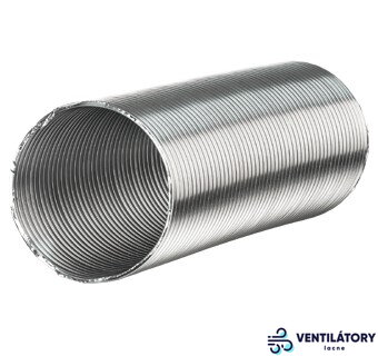 Ø 350mm Vzduchotesné Hliníkové Flexibilné Potrubie 10m, HAFLEX 0.12mm