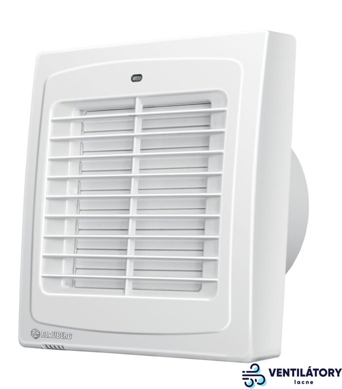 Blauberg AUTO150T - Ventilátor do kúpeľne Ø 150mm, 295m³/h, Automatická žaluzia, Časový dobeh, Gulôčkové ložisko Blauberg AUTO150T - Ventilátor do kúpeľne Ø 150mm, 295m³/h, Automatická žaluzia, Časový dobeh, Gulôčkové ložisko