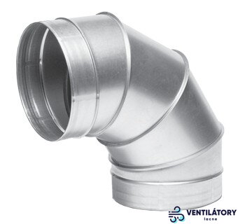 Pozinkované koleno 90° pre vzduchotechnické potrubie Ø100mm Pozinkované koleno 90° pre vzduchotechnické potrubie Ø100mm