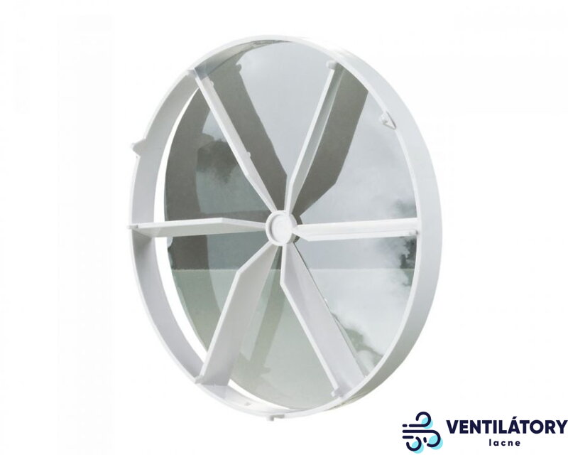 Spätná klapka membránová Ø125 mm pre ventilátory VENTS a BLAUBERG, ABS plast